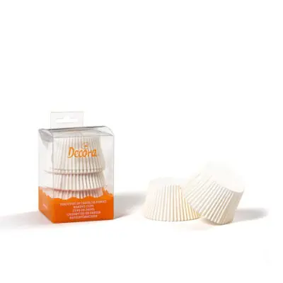 Jumbo Baking cups white 60Stk. 55x45mm