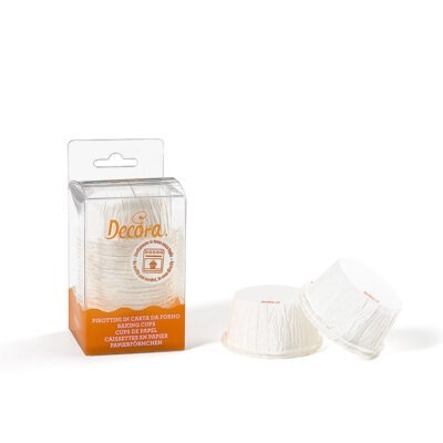 Ruffled Baking Cups white 25Stk. 55x35mm
