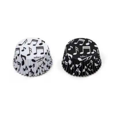 Baking cups Musical Notes 36Stk. 50x32mm