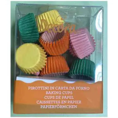 Bonbon Baking cups coloured 200Stk. 27x17mm