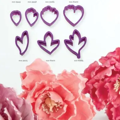 Decora Peony Cutters 7 teilig