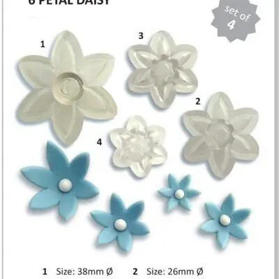 Six Petal Daisy Set/4