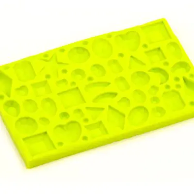 Silikonform Diamanten klein