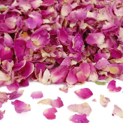 Rosenblütenblätter purpur natur 5g