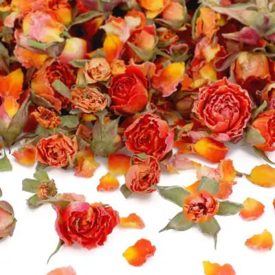 Rosenknospen orange natur 10g