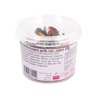 Rosenknospen gelb-rot natur 10g