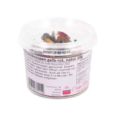Rosenknospen gelb-rot natur 10g