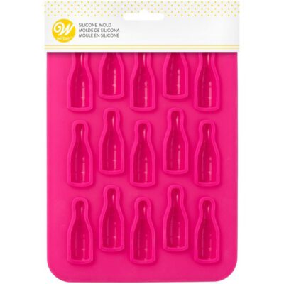 Silikon Candy Mold Wine Bottle