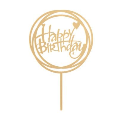 Cake Topper Happy Birthday