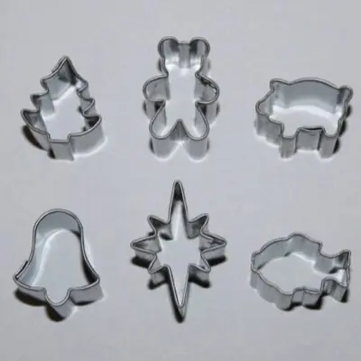 Garnierausstecher Mini Weihnachten 6Stk.