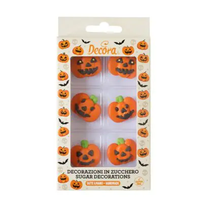 Zuckerfiguren Kürbis 6 Stk.