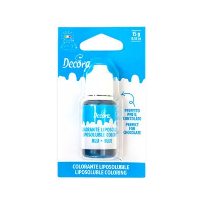 Flüssigfarbe blau 15g fettlöslich/ liposoluble