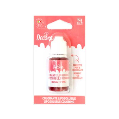 Flüssigfarbe pink 15g fettlöslich/ liposoluble