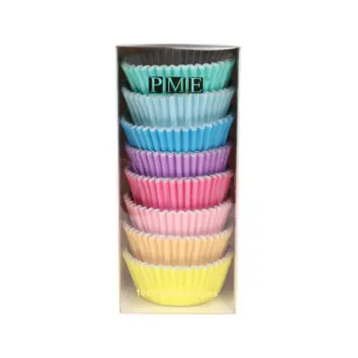 Papierbackform Pastell Set/8 100Stk.