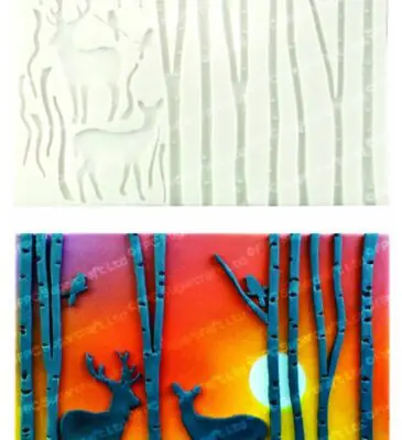 Silikonform Birch Silhouette