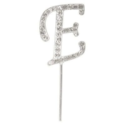 Diamant Dekor Buchstabe E