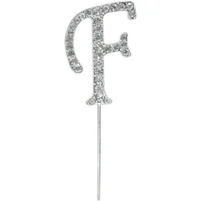 Diamant Dekor Buchstabe F