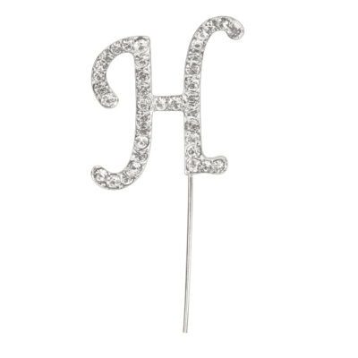 Diamant Dekor Buchstabe H