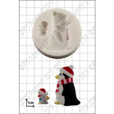 Silikonform Pinguine