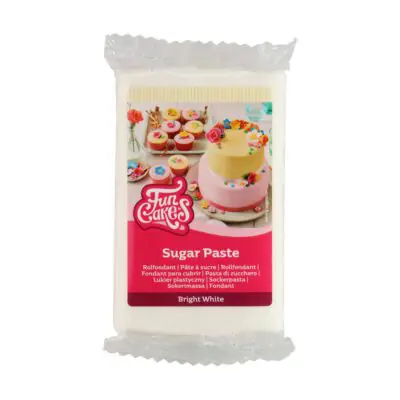 Funcakes Rollfondant Bright White 250g