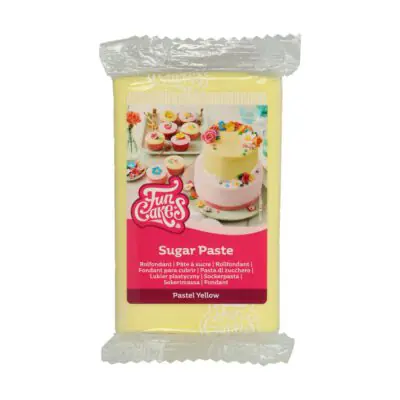 Funcakes Rollfondant Pastel Yellow 250g