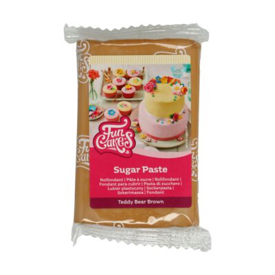Funcakes Rollfondant Teddy Bear Brown 250g