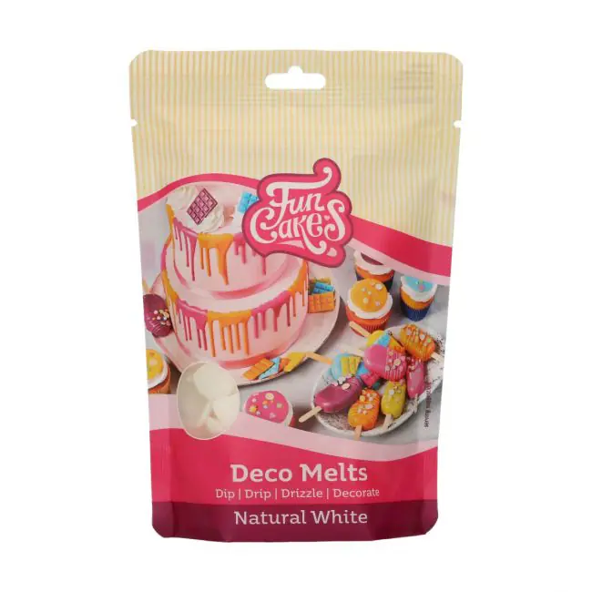 FunCakes Deko Melts Natürliches Weiß/Snow White 250g