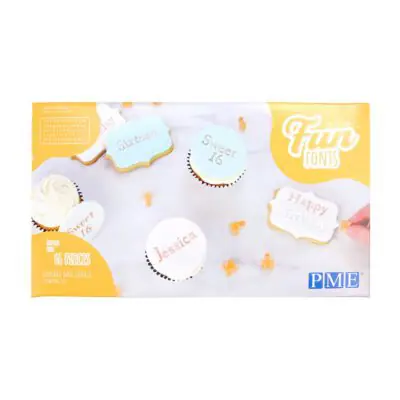 Fun Font Cupcakes & Cookie Stamping set