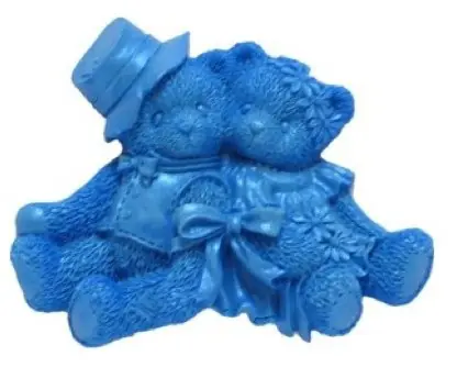 Silikonform Bride & Groom Bears