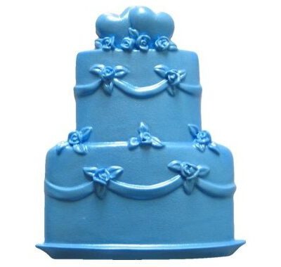 Silikonform Rose Wedding Cake