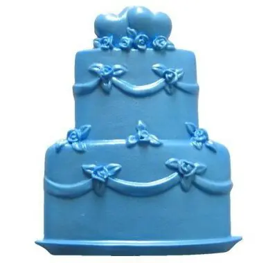 Silikonform Rose Wedding Cake