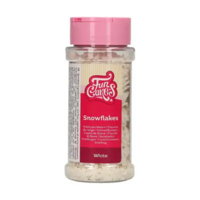 Schneeflocken weiß 50g