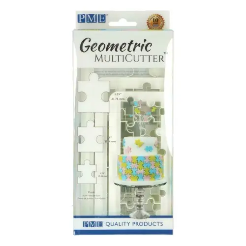 Geometric Multicutter Puzzle Set