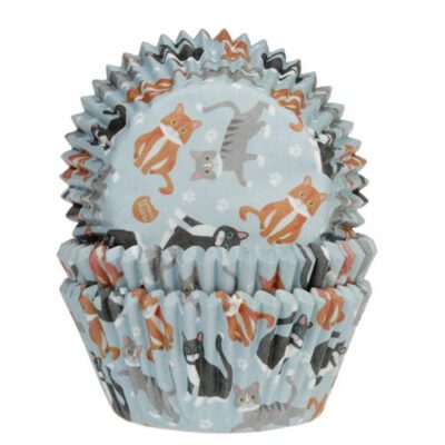 Papierbackformen Katzen 50Stk.