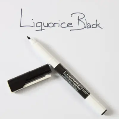 Lebensmittelfarbstift Liquorice/ Black