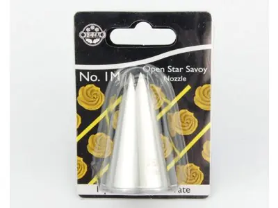 Small Open Star Savoy Nozzle Nr. 1M