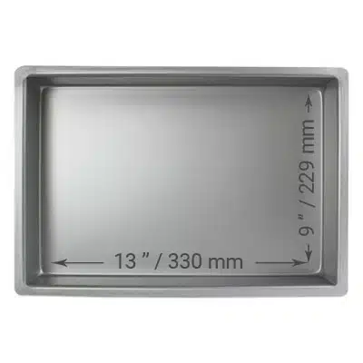 Tortenform rechteckig 22,8x33cm