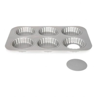 Mini Quiche Backform rund mit losem Boden 6er