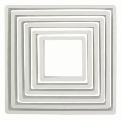 PME Ausstecherset Quadrat 6Stk.