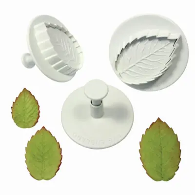 Plunger Cutter Set Rose Leaf large