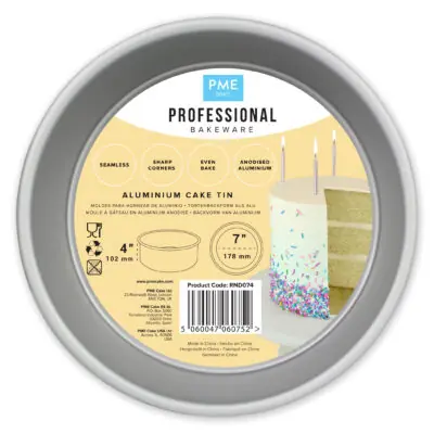 Tortenform rund 17,8cm, 10cm hoch