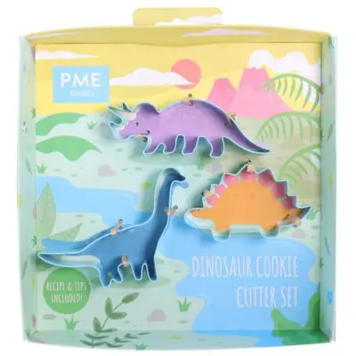 Ausstecherset Dinosaurier 3Stk.