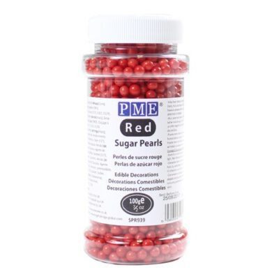 Zuckerperlen rot
