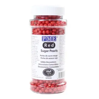 Zuckerperlen rot