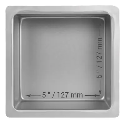 Tortenform quadratisch 12,7cm, 10cm hoch