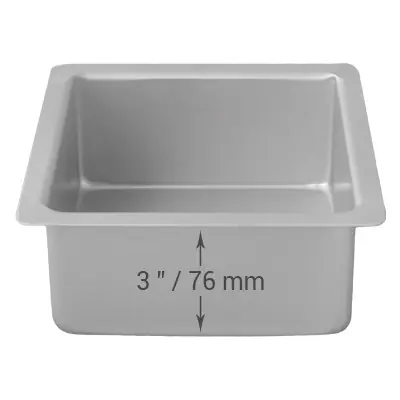 Tortenform quadratisch 15,2cm – Bild 2