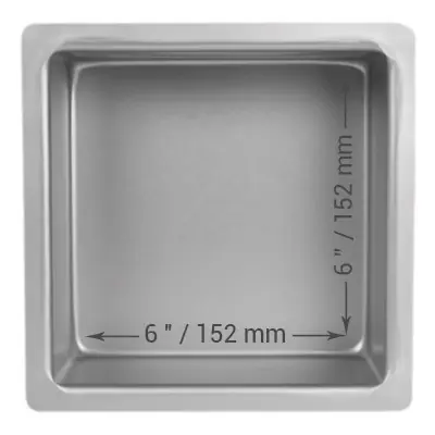 Tortenform quadratisch 15,2cm, 10cm hoch