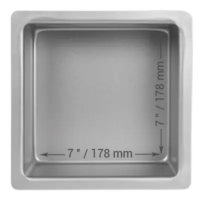 Tortenform quadratisch 17,8cm, 10cm hoch