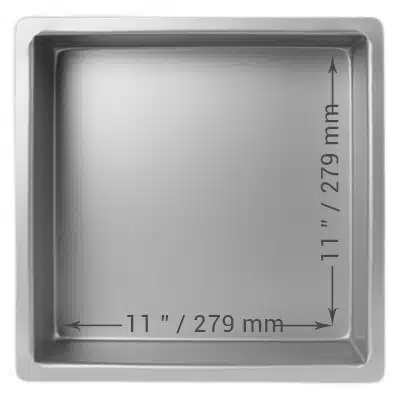 Tortenform quadratisch 27,8cm, 10cm hoch