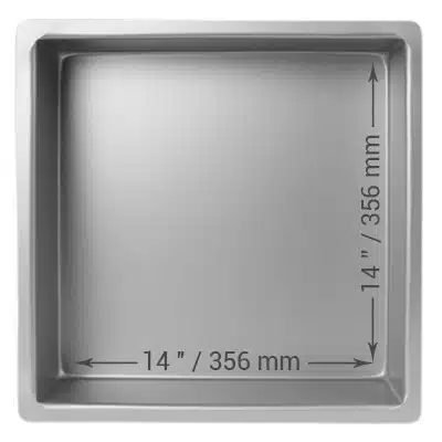 Tortenform quadratisch 35,5cm, 10cm hoch